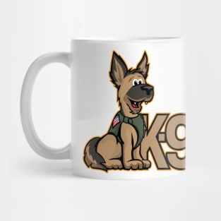 K-9 Dog Cartoon Illustration Mug